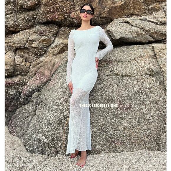 ZARA BLOGGER FAVE!!! Open Back Maxi Dress NWT - Picture 13 of 16